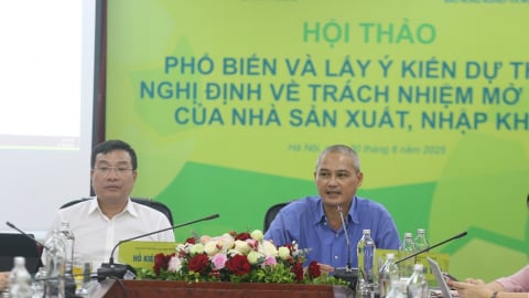 Bổ sung nhiều điểm mới trong Dự thảo Nghị định về EPR