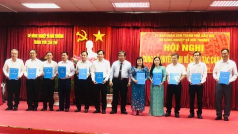 Cần Thơ bổ nhiệm lãnh đạo 11 đơn vị ngành Nông nghiệp và Môi trường