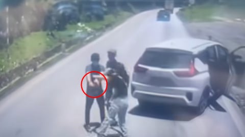 Tạm giữ hình sự 2 người dùng súng đe dọa tài xế ở đèo Đá Trắng