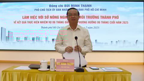 Sở NN&MT TP.HCM cần đẩy mạnh chuyển đổi số lĩnh vực nông nghiệp và môi trường