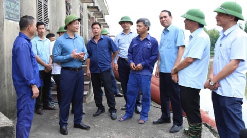 Bắc Ninh kiểm tra, đôn đốc ứng phó bão số 3