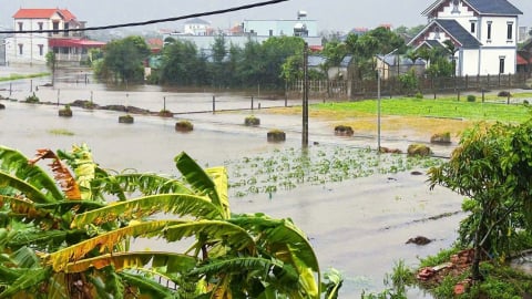 Nhiều hồ chứa còn dung tích trống tích lũ, gần 90.000 ha hoa màu ngập úng