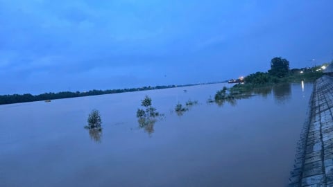 Thanh Hóa cảnh báo lũ trên sông Cầu Chày và sông Chu