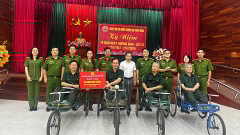 Cục Cảnh sát môi trường tri ân Ngày Thương binh - Liệt sĩ