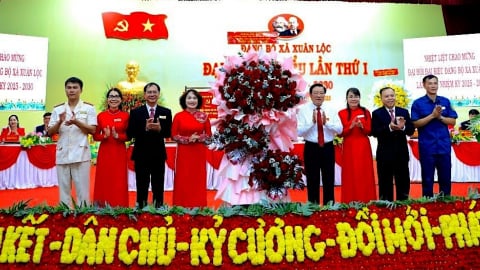 Xã Xuân Lộc tổ chức rút kinh nghiệm sau đại hội điểm Đảng bộ cấp xã
