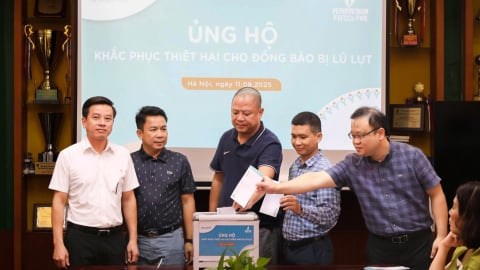 PVFCCo - Phú Mỹ quyên góp ủng hộ đồng bào bị thiệt hại do bão lũ
