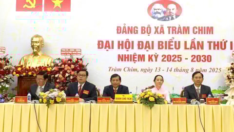 Xã Tràm Chim quyết tâm thực hiện thắng lợi Nghị quyết Đại hội nhiệm kỳ 2025-2030