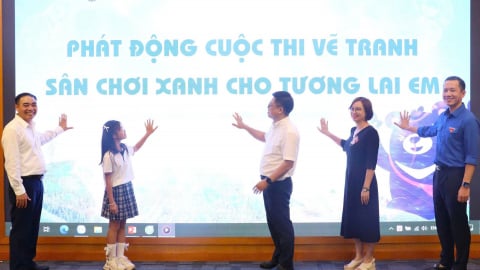 Phát động Cuộc thi Vẽ tranh “Sân chơi xanh cho tương lai em'