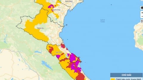 Nhiều nơi mưa to trước bão, nguy cơ cao xảy ra sạt lở, lũ quét