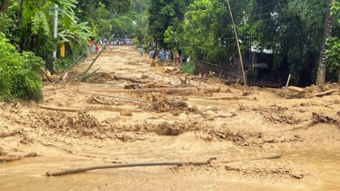 Nhiều nơi ở Thanh Hóa bị lũ cô lập