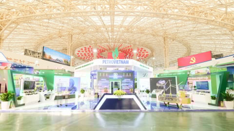 Gian trưng bày ấn tượng của Petrovietnam tại Triển lãm Thành tựu đất nước