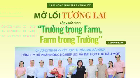 Mở lối tương lai bằng mô hình 'Trường trong Farm, Farm trong Trường'