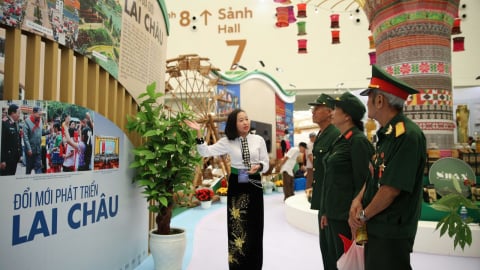 Lai Châu giới thiệu gian trưng bày tại Triển lãm 80 năm Quốc khánh