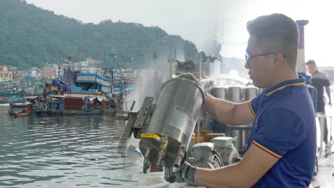 Giải pháp lọc dầu giúp ngư dân ra khơi tiết kiệm nhiên liệu