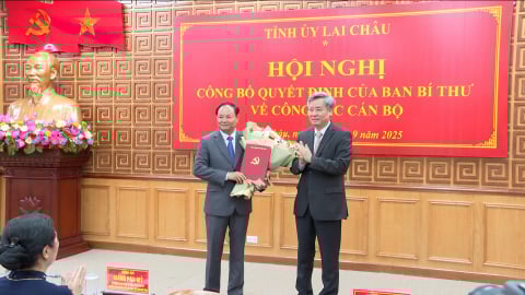 Đồng chí Lê Minh Ngân giữ chức Phó Bí thư Thường trực Tỉnh ủy Lai Châu