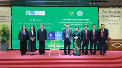 Ra mắt chương trình nghiên cứu nông nghiệp Việt - Trung