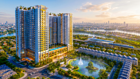 The Peak Garden tạo sức hút ở khu Nam nhờ không gian sống xanh khác biệt