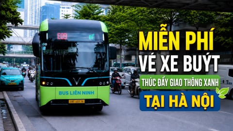 Miễn phí vé xe buýt thúc đẩy giao thông xanh tại Hà Nội