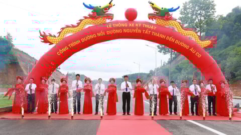 Yên Bái thông xe kỹ thuật tuyến đường chiến lược nối Nguyễn Tất Thành-Âu Cơ