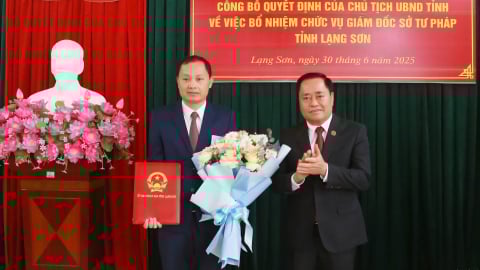 Lạng Sơn bổ nhiệm nhiều lãnh đạo sở, ngành