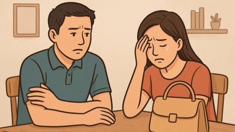 Mâu thuẫn vợ chồng khi thu nhập gia đình giảm sút