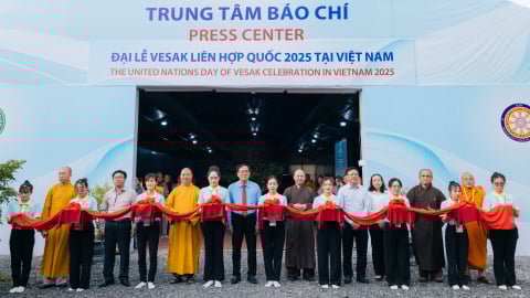 Khai trương Trung tâm Báo chí phục vụ Đại lễ Phật đản Vesak 2025