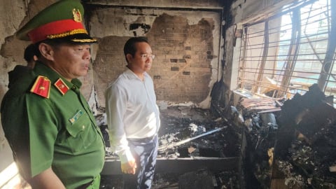Công an TP.HCM thông tin vụ cháy cư xá Độc Lập làm 8 người tử vong