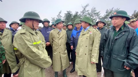 Ninh Bình: Lập tổ công tác ứng trực 24/7, sẵn sàng phương án sơ tán dân
