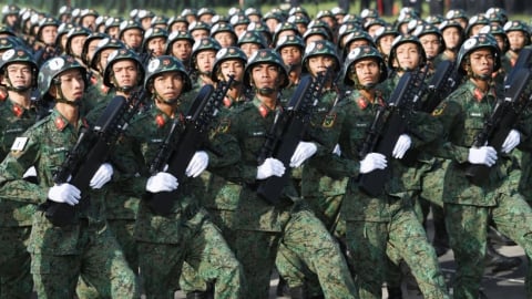 Hợp luyện diễu binh, diễu hành lần 2 cho sự kiện trọng đại của đất nước