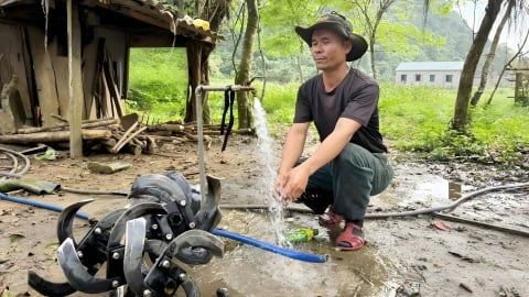 Nước sạch về bản Khe Sung