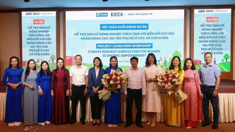 Quảng Trị triển khai dự án sinh kế thích ứng biến đổi khí hậu