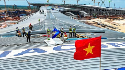 Gần 14.000 lao động thi công xuyên lễ tại đại công trường Sân bay Long Thành