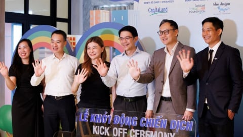 CapitaLand Development cam kết 97.000 USD hỗ trợ trẻ em đường phố và học sinh