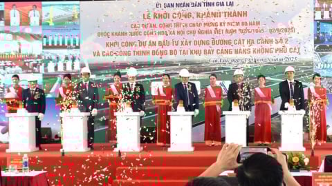 Gia Lai đồng loạt khởi công, khánh thành nhiều công trình trọng điểm