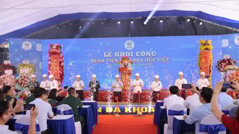 Khởi công Bệnh viện Đa khoa Đức Việt tại cửa ngõ phía Tây Hà Nội