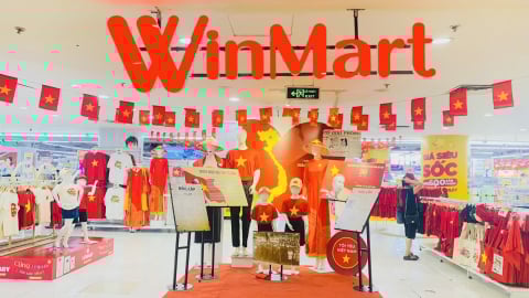 Chuỗi WinMart rực rỡ sắc đỏ - vàng, tôn vinh hàng Việt mùa Quốc khánh