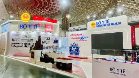 Ấn tượng gian trưng bày của Bộ Y tế tại Triển lãm A80