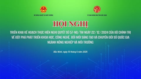 [Truyền hình trực tiếp] Nghị quyết 57: Bệ phóng KHCN cho tài nguyên, môi trường và nông nghiệp xanh