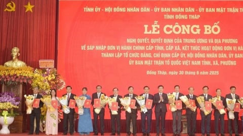 Danh sách lãnh đạo tại 102 xã, phường ở tỉnh Đồng Tháp