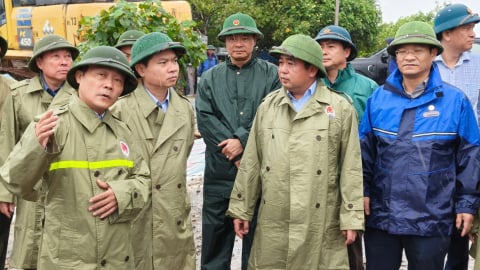 Lãnh đạo Chính phủ và Bộ NN-MT chỉ đạo phòng, chống bão số 3