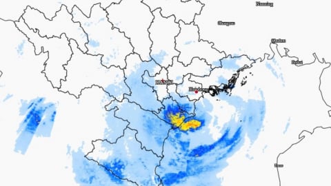 Hoàn lưu bão số 3 đang gây mưa giông diện rộng Ninh Bình, Thanh Hóa, Nghệ An
