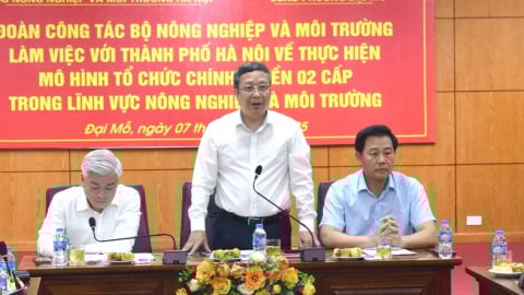 Bộ NN-MT gỡ khó cho Hà Nội khi thực hiện chính quyền địa phương hai cấp