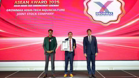 GrowMax được vinh danh Top 10 Thương hiệu hàng đầu ASEAN 2025