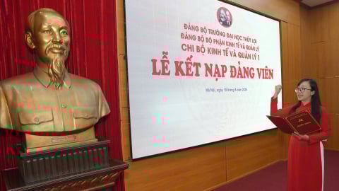 43 đảng viên trẻ và lễ kết nạp hiếm có tiền lệ