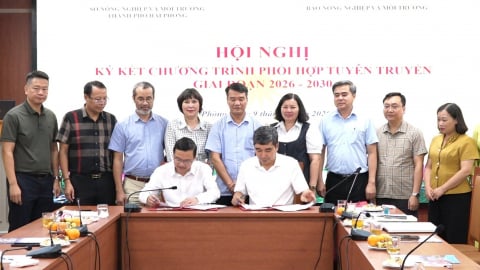 Báo Nông nghiệp và Môi trường đồng hành cùng sự phát triển của TP Hải Phòng