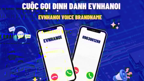 EVNHANOI định danh cuộc gọi, chặn lừa đảo, mạo danh điện lực