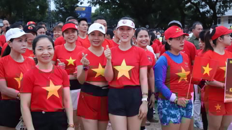 Đắk Lắk hào hứng tham gia chương trình đi bộ ‘Cùng Việt Nam tiến bước’