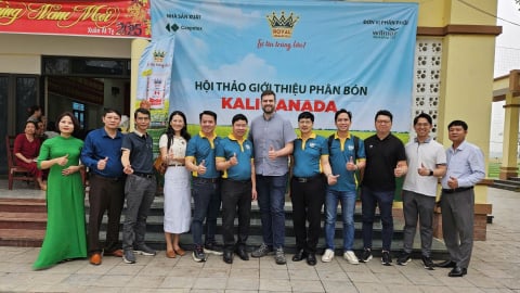 Kali Canada Hoàng Gia đồng hành cùng nông dân Vĩnh Phúc vụ Chiêm Xuân