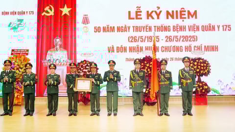 Bệnh viện Quân y 175 có hai bãi đáp trực thăng