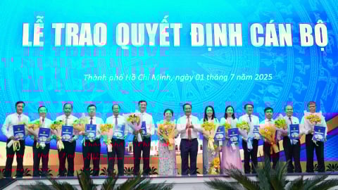 Lãnh đạo 15 cơ quan chuyên môn của TP.HCM sau hợp nhất